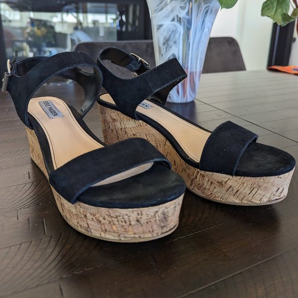 Steve Madden Women's Breathe Flatform Wedges s:8.5 - Picture 1 of 13